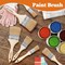 Chip Brush 1inch Bulk 24Ea Disposable Paint Brushes Cheap Natural Bristle Paint Brushes for Glue, Varnish,Wood Stain,Furniture Paint Brush,Painting Walls